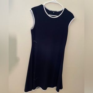 Black and white flowy dress